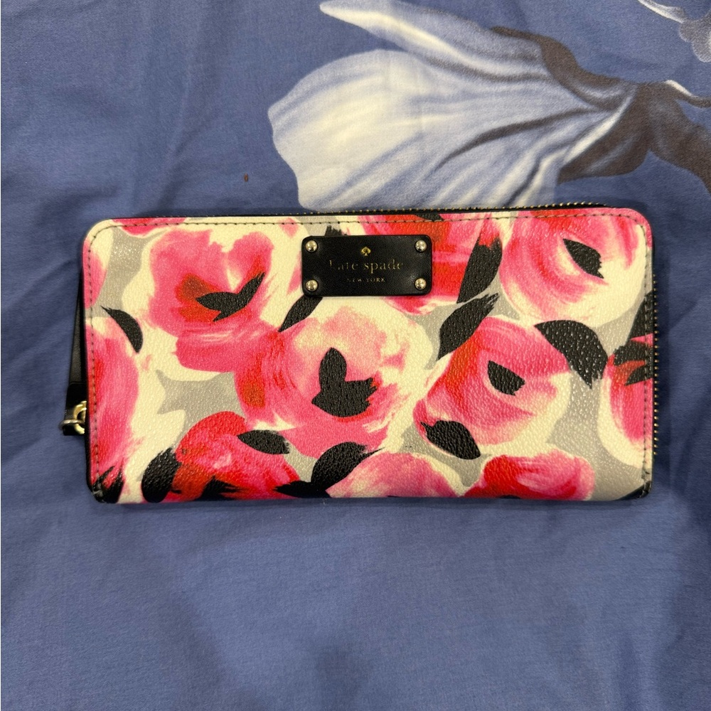 Kate Spade Pink Floral Women's Wallet
